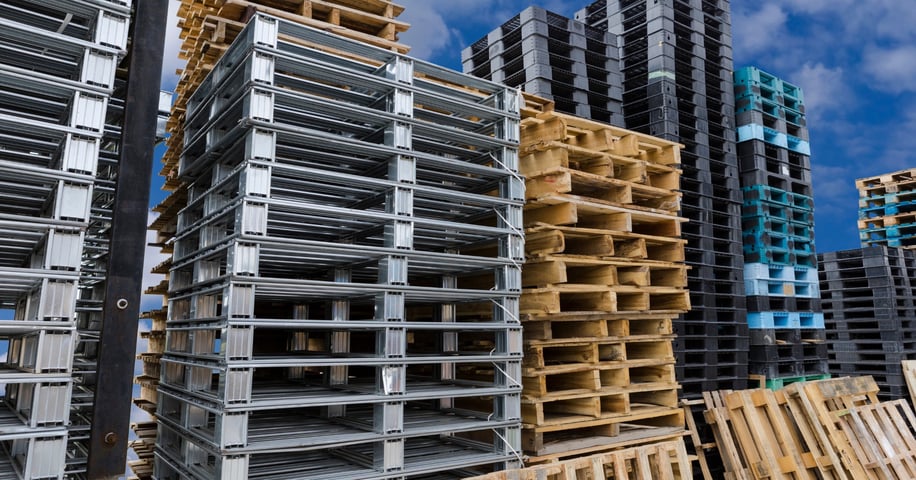 Stacked Pallets